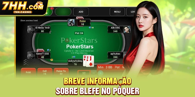 Breve informação sobre Blefe no pôquer