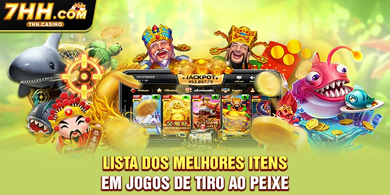 Lista dos melhores itens em jogos de tiro ao peixe